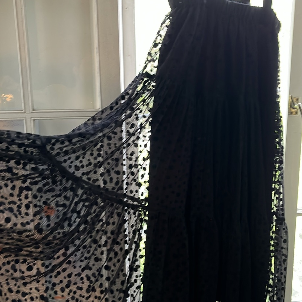 Batsheva Dotted Tulle Suspender Skirt/dress - Picture 9 of 11